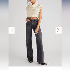 Free People - We The Free Tinsley Baggy High-Rise Jeans. Size 28.